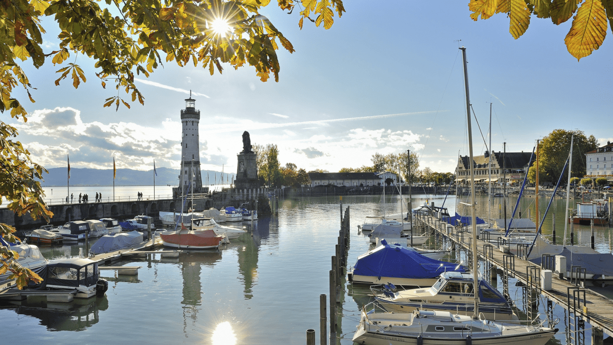 Hafeneinfahrt in Lindau 